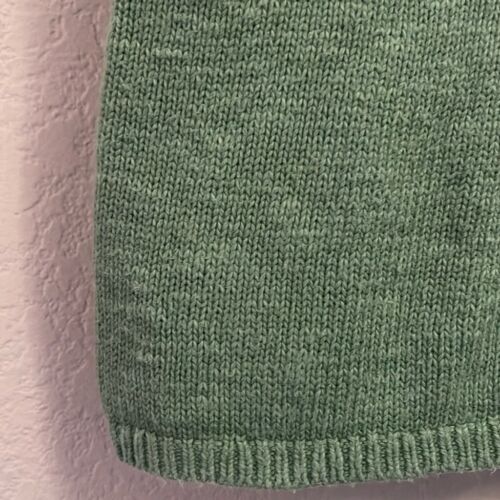 FREE PEOPLE BEACH Vestito Mini Maglione Donna Senza Maniche Misto Lino Verde Small - Foto 3 di 6