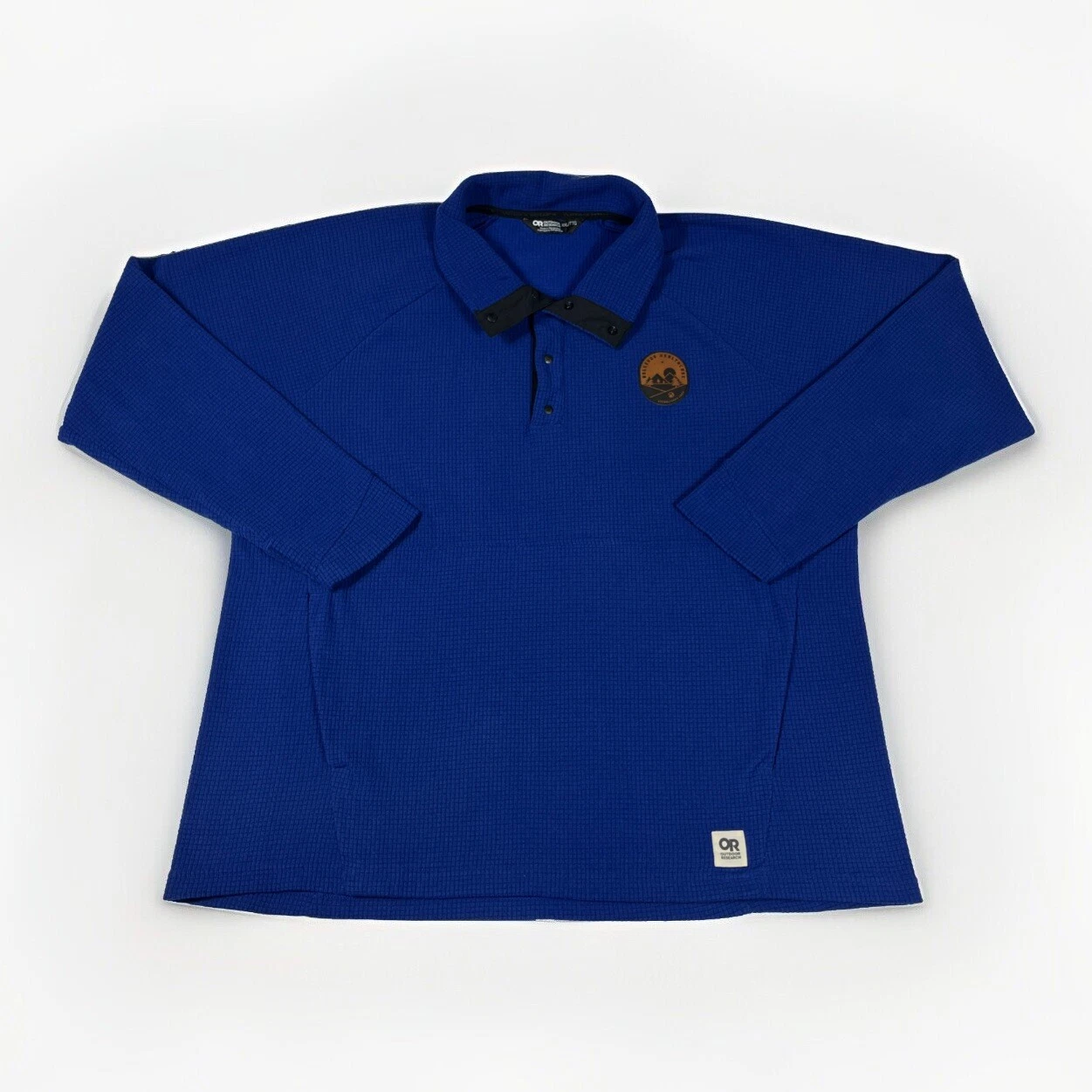 outdoor-research trail mix snap grid fleece sweater