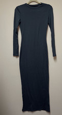 SHEIN WOMEN'S LONG SLEEVE MAXI DRESS NAVY ~ SZ S ~ NWT