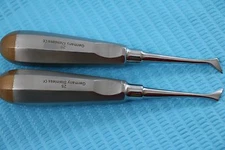 SET of 2 GERMAN STAINLESS Dental Root Elevator CRYER # 25 & 26 DENTAL INSTRUMENT