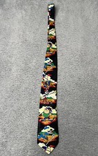 RARE Dead Stock Vintage 1994 Looney Tunes Mania Golf Theme Neck Tie