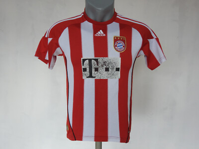 FC Bayern Munchen 2010 - 2011 Home Jersey Adidas Red Shirt Size
