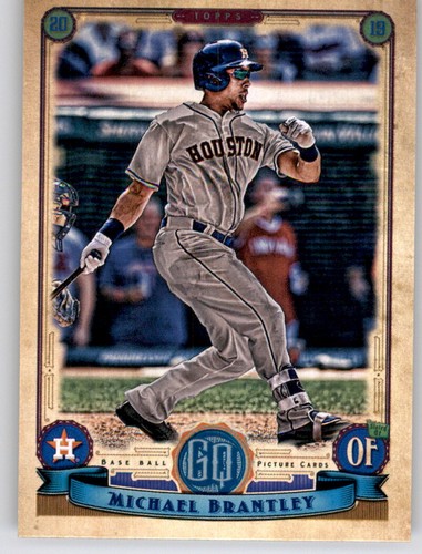 Tarjeta base 2019 Gypsy Queen Michael Brantley MLB Astros PWE #54 - Imagen 1 de 2