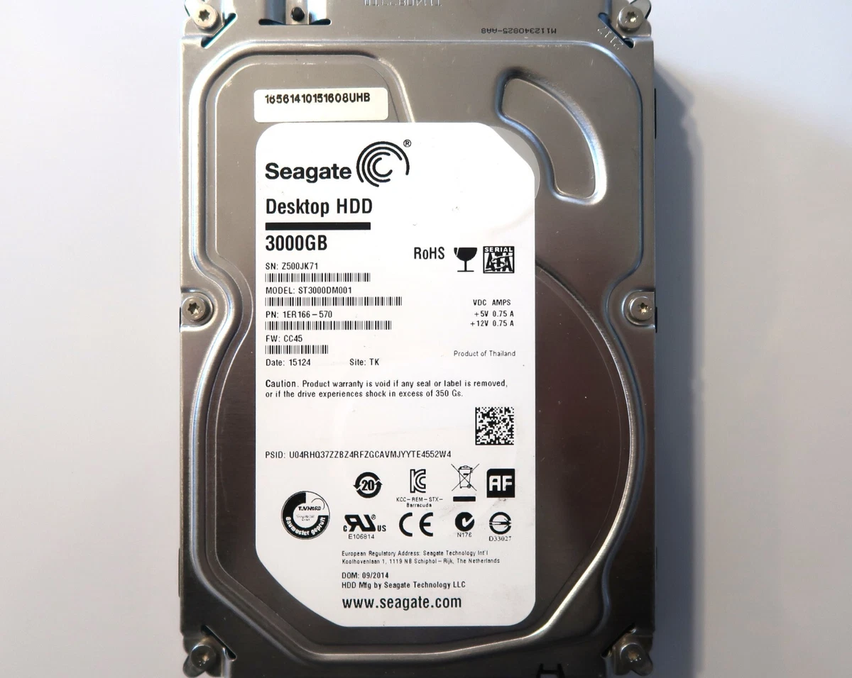 Seagate Barracuda St3000dm001 3tb for sale | eBay