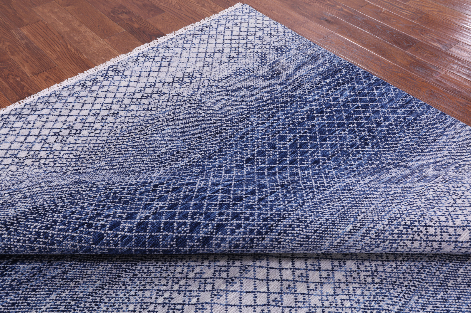 8' 1" X 10' 4" Savannah Grass Hand Knotted Wool Rug - Q13256