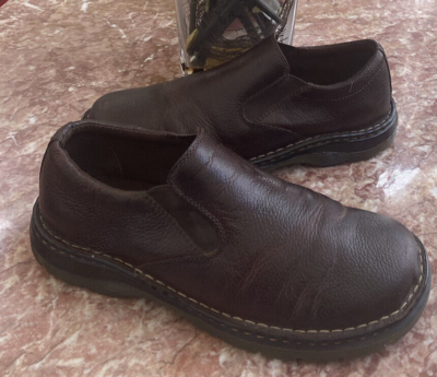 Dr. Martens Bryce Brown Non-Slip Distress Leather Slip On 