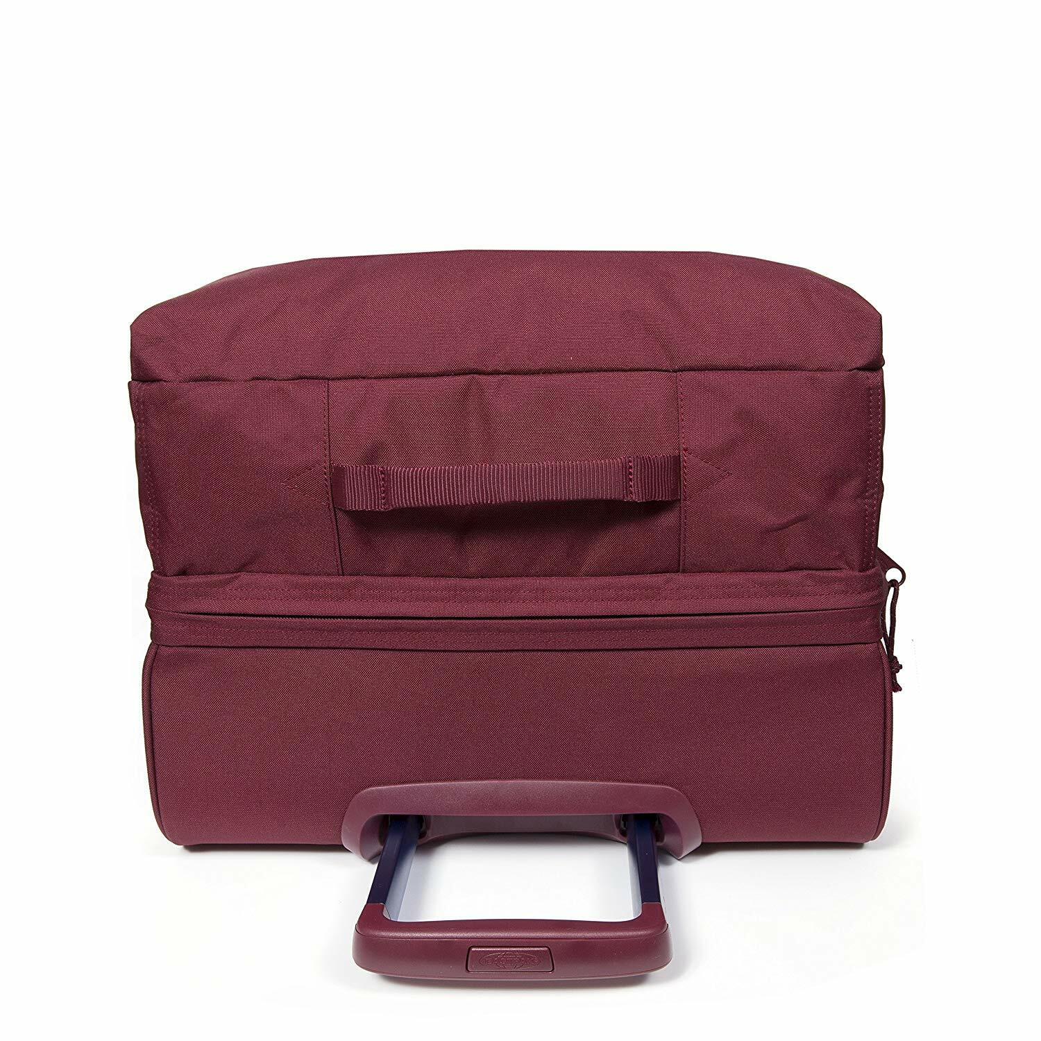 Eastpak Tranverz M, Bagaglio con Ruote Unisex Adulto, Rosso Merlot Stitched, Eastpak Tranverz M, Bagaglio con Ruote Unisex Adulto, Rosso Merlot Stitched,