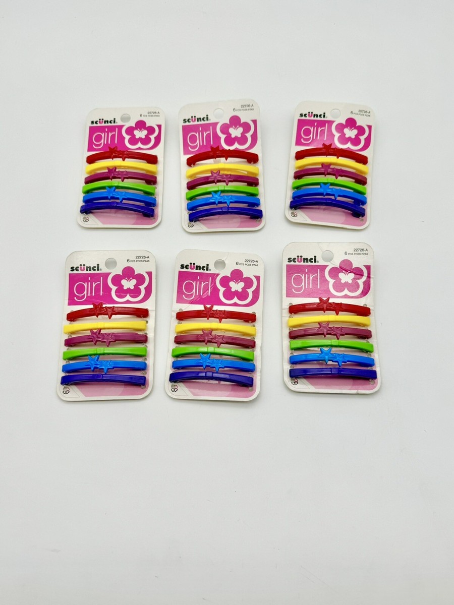 アルバム7枚 2 scunci hair accessories Barrette Clips Colorful Star 2009 All 6