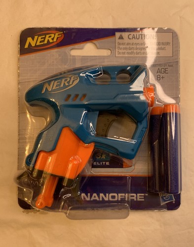 Nerf Nanofire Blue Blaster Gun, Foam 