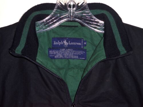 DE COLECCIÓN AÑOS 80 RALPH LAUREN POLO BURBUJA 1/2 CREMALLERA CHAQUETA AMORTIGUADOR JOVEN M - Imagen 3 de 3