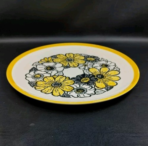 VTG Andre Ponche MCM Anchor Hawking Deco Stone Daisy Serving & Dessert Plate Lot - Picture 15 of 18