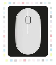 Mini Mouse Pad, Small Mouse Pad 5x6 Inch Ultra Thick Non-Slip Base Portable