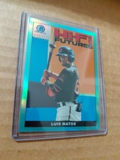 2022 Bowman Chrome Luis Matos Hi-Fi Futures Aqua Refractor #/125 Giants