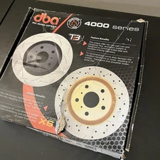 DBA 4000 XS Slot & Drill High Performance Brake Rotors - Superior Heat Australia