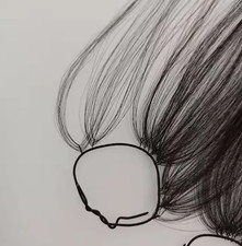 Raw Single Virgin Hair Crochet Small Circle Mini Feather Human Hair Extensions