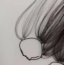 Raw Single Virgin Hair Crochet Small Circle Mini Feather Human Hair Extensions