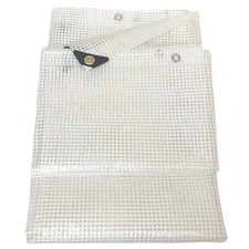 6x8 Foot Heavy Duty Clear Tarp 70% UV Protection Renovation Waterproof