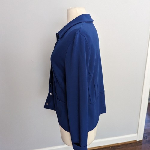 Womens Gerry Weber Royal Blue 42 XL Blazer Jacket Business Professional - Picture 5 of 8