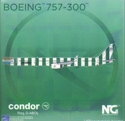 NGM45005 1:400 NG Model Condor B757-300 Reg #D-ABOL 'Condor Island'