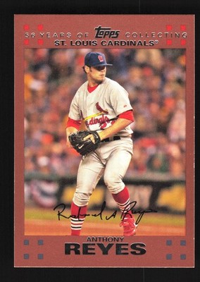 Anthony Reyes St. Louis Cardinals 2007 Topps Copper #522 SN /56