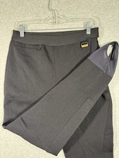 80s Skiing Passport Nylon Wool Blend Women's Ski Pants Stirrups Black 28" waist