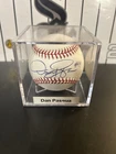 Dan Pasqua Signed Autograph Official ROMLB Baseball with Display Case