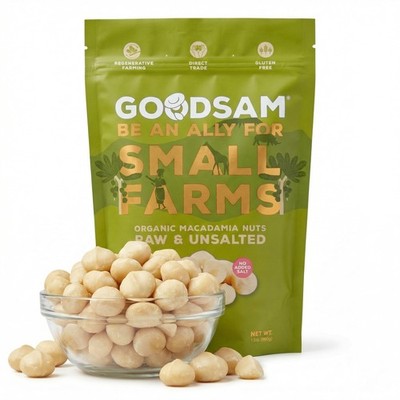 Small Farms Organic Raw Macadamia Nuts 1.5lb | Creamy & Buttery | One Ingredi...