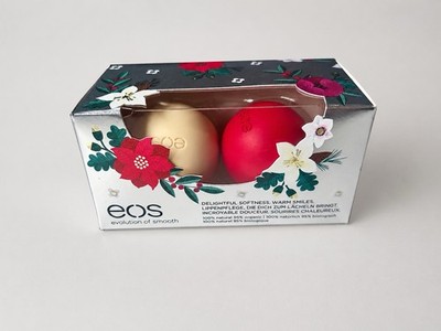 EOS Lippenpflege Set Winterberry Vanilla Bean Limited Edition lip Balm NEU