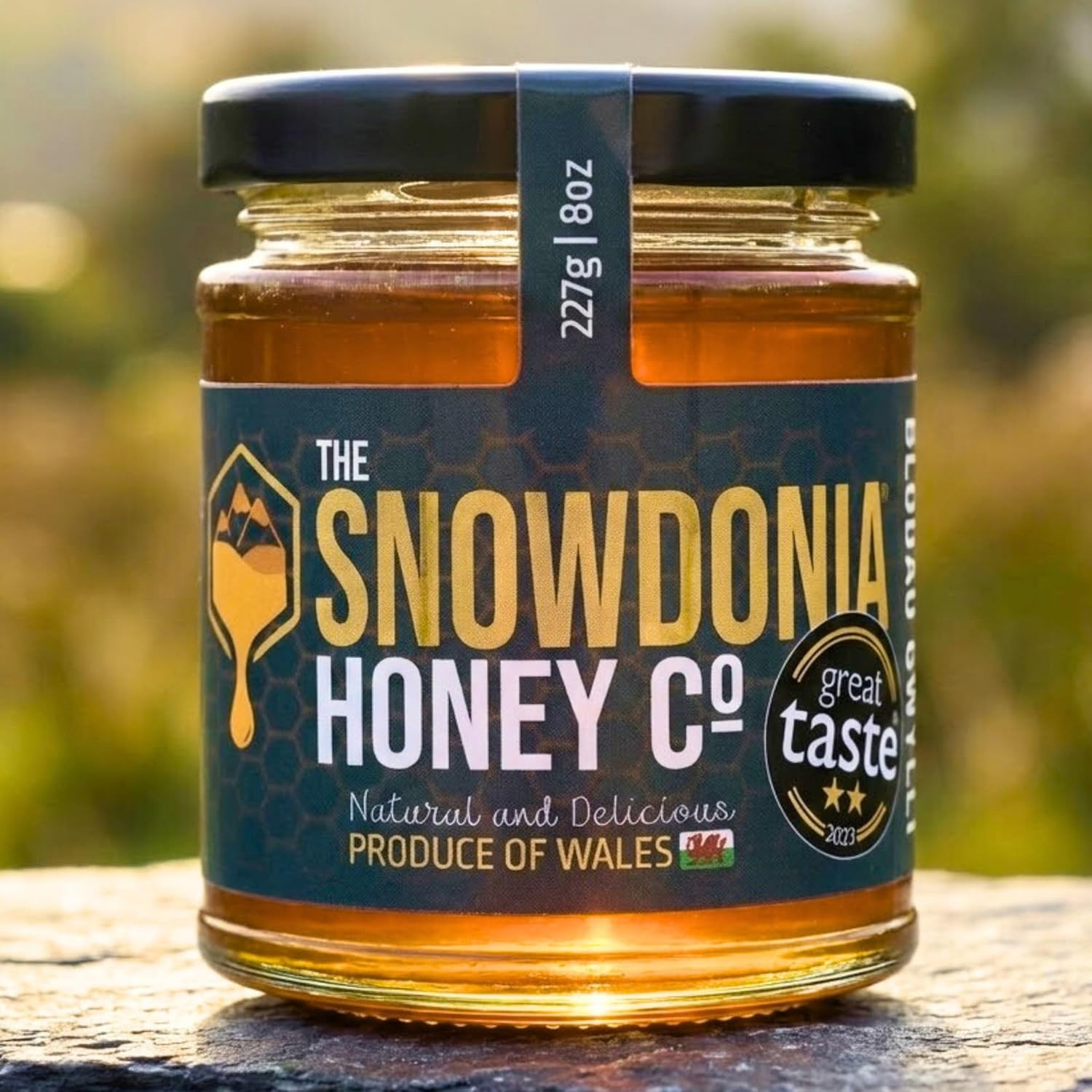 Welsh Wildflower Honey | 227G | Great Taste Award Winner | 100% Raw, Unpasteuris