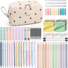 62PCS Aesthetic School Supplies, Cute Back to School Supplies College Essenti...