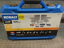 Kobalt 100 Piece Standard (SAE) and Metric combination Mechanics Tool Set NEW