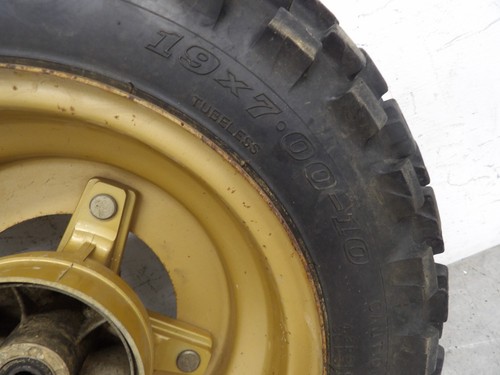 86-90 YAMAHA BIG WHEEL 80 BW80 FRONT WHEEL RIM HUB - Foto 2 di 8