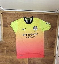 MANCHESTER CITY 2019-2020 THIRD FOOTBALL SHIRT SOCCER JERSEY PUMA SIZE XL