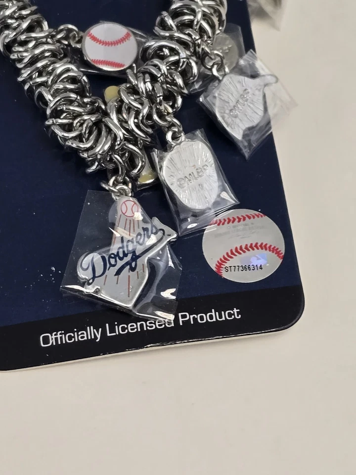 Pulsera Game Time Los Angeles Dodgers MLB Charms - NUEVA Foto 3 de 4