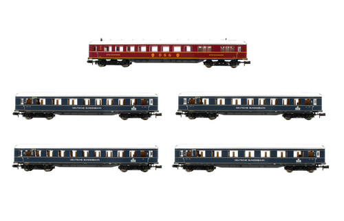 MINITRIX SPUR N 11441 DB BLAU/ROT KLASSE '3' DIESELWAGEN SET | Condition: Used