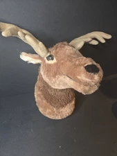 Adore Yukon the Moose Plush Stuffed Animal Wall Mount 13”