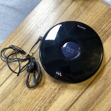 Vintage Sony PSYC CD Walkman D-EJ010 Portable CD Player Black Navy - Tested