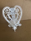 Vintage Victorian Doll House Furniture , White, Metal Wire, 4 Pieces, READ!! — photo 3
