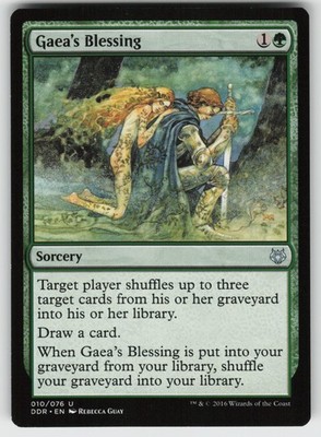 Gaea's Blessing Duel Decks: Nissa vs. Ob Nixilis 10 U NM MTG
