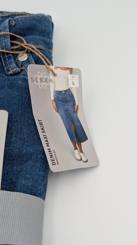 Serra Denim Maxirock L blau - Bild 4 von 4