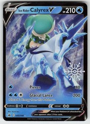 Ice Rider Calyrex V 045/198 Holiday Calendar Promo