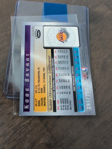 #D/750 2000 Fleer Futures Kobe Bryant #181 lámina de cobre número de serie numerado  - Imagen 13 de 22