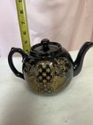 New ListingVintage Tea Pot Beautifully Painted Brown Background