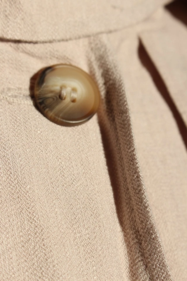 ASOS Abrigo de entretiempo Mujeres Abrigo Talla EU 38 crema look casual - Imagen 4 de 4