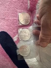 3 - W American Silver Eagles