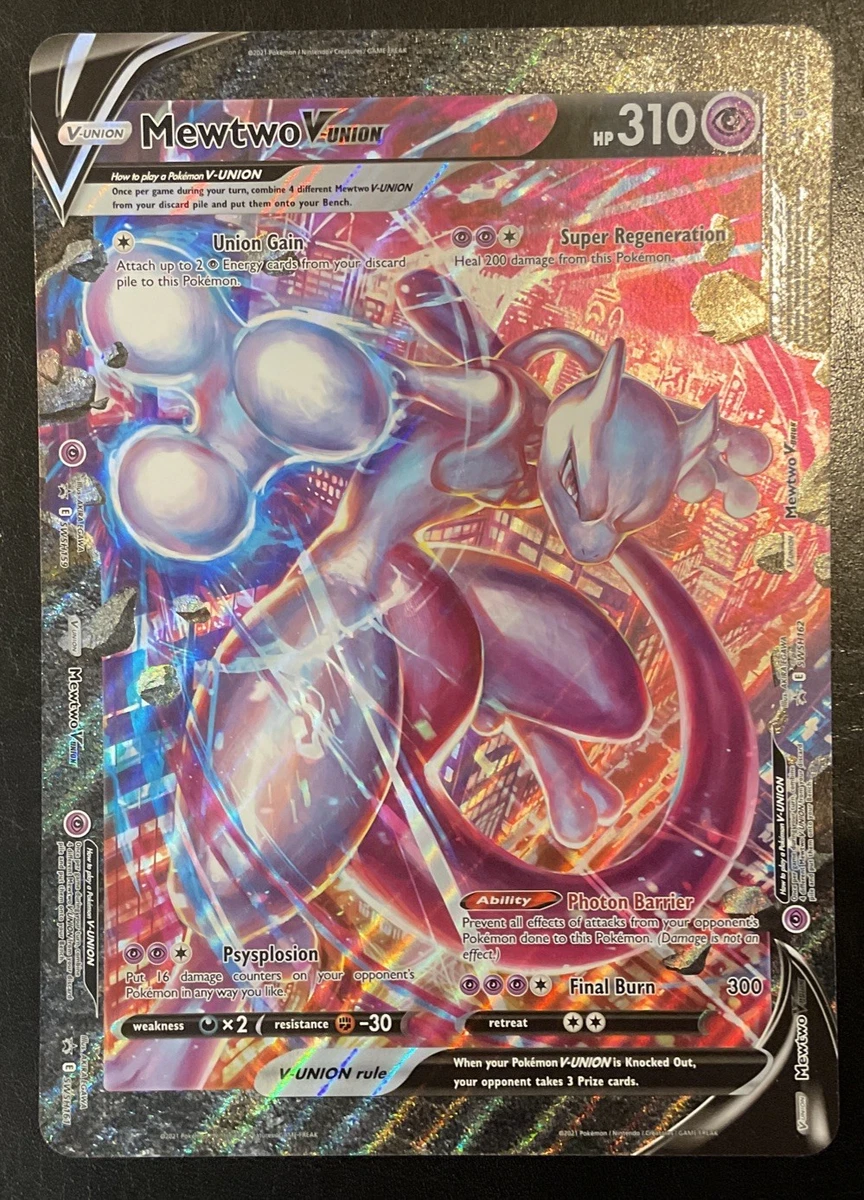 Mewtwo V-Union Pokémon TCG Cards for sale | eBay