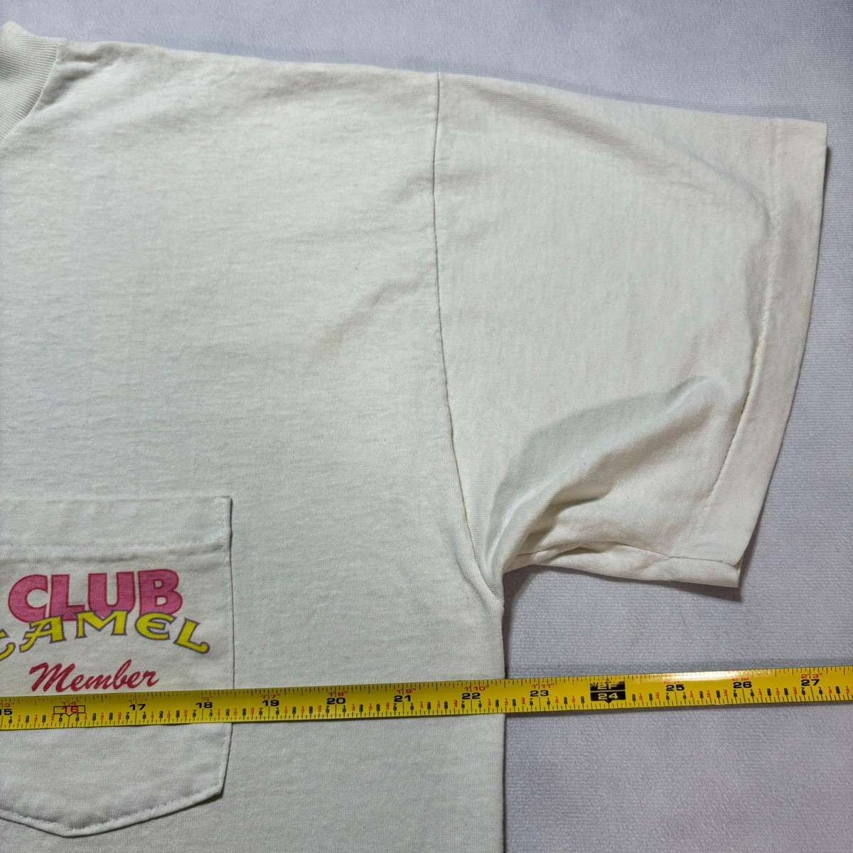 Vintage 90s Camel Cigarettes Pocket T-Shirt XL Wish You Were Here