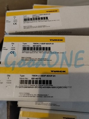 1PC NEW FOR TURCK TBEN-L1-8DIP-8DOP-01 8/8 DIO I/O Module 6814070
