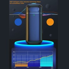 Wireless Lavalier Microphone Noise Cancellation 12H Battery Life 2.4G Compac New