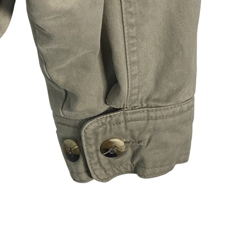 Roundtree & Yorke Beige Harrington Jacket Men’s Large Flannel Lined - Picture 6 of 6